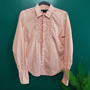Ralph Lauren 100% Cotton Striped Button Down Shirt